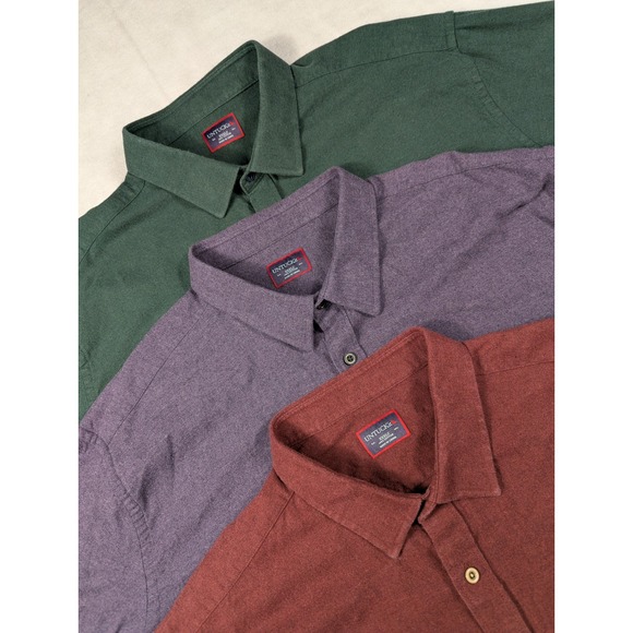 UNTUCKit Other - Lot of 3 UNTUCKit Sherwood Cotton Flannel Long Sleeve Mens Shirts Size‎ XXXLC